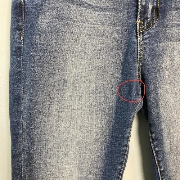 Kancan Mid Rise Skinny Stretch Jeans Size 26 Medium Wash Style KC6009GD Cut 5027 - Picture 12 of 12